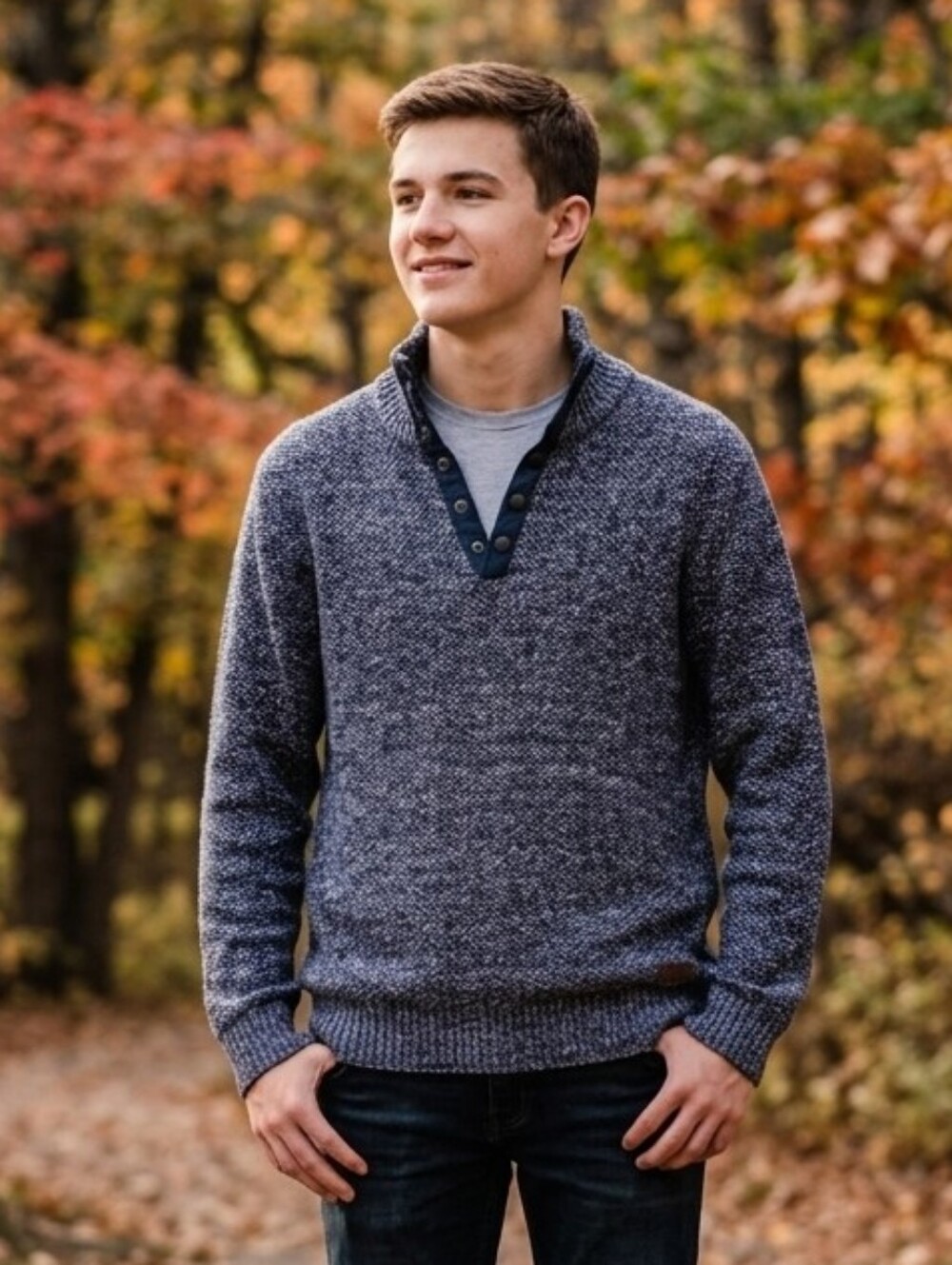 Buffalo David Bitton Pulliver Sweater Fleece Lined Mens Size M‎ Elbow Patches